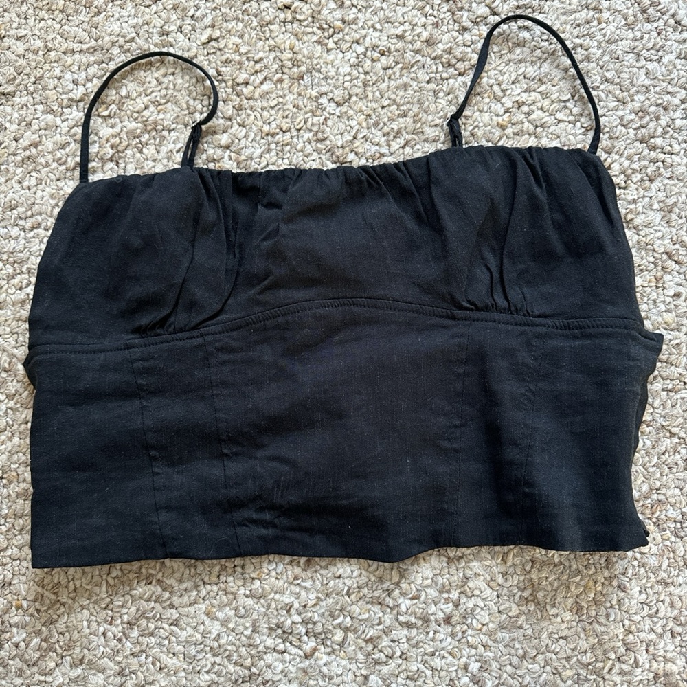 Black Corset like top (ZARA)